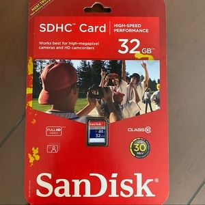 SDHC card 32 GB New in package